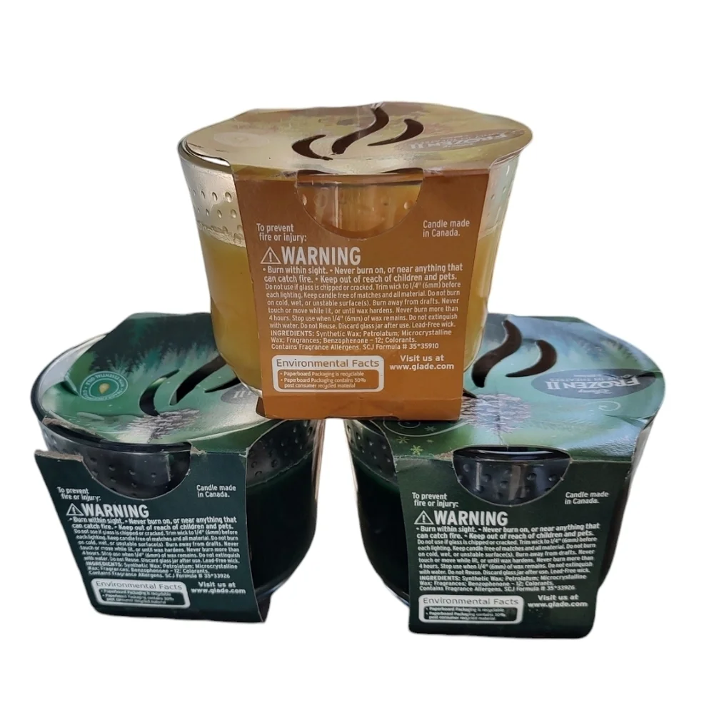 Glade Citrus and Evergreen Scented Candles